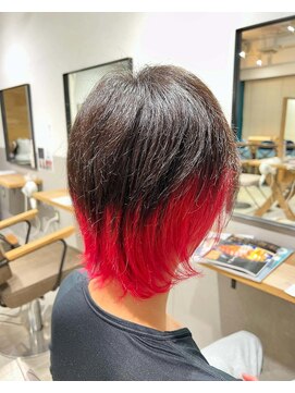 ラピスタ 池袋(Lapista) 韓国ヘアレイヤーカットダブルハイライトカラー【Lapista池袋】