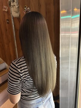 アヴァンス 天王寺店(AVANCE.) オリーブベージュ×透明感カラー