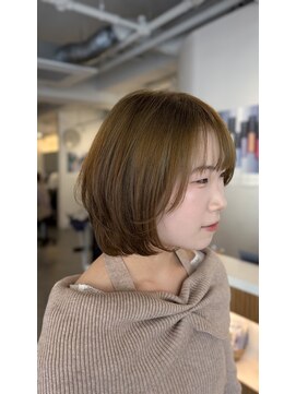 シアン 橋本店(Shian) ショートボブ×オリーブベージュ