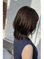 アッシュ 川崎店(Ash) ミディアムウルフ アッシュブラウン