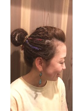 ヘアメイク オブジェ(hair make objet) ソフトドレッド風スタイル    HARU