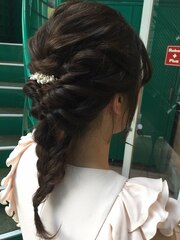 ヘアアレンジ/ツイスト/編み込み