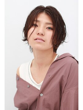 ヒロノタクヤ 外ハネMIXボブ