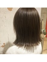 ERI★小顔カット得意◎カットだけ!小顔に外ハネ切りっぱなしボブ