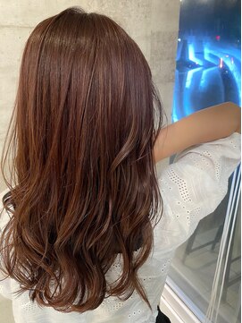 ザ シー 海老名(The C) [The C 岩崎] トレンド感◎ブリーチ無しのピンクベージュカラー