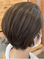 アドラーブル 駅南店(adorable) 20代30代★シークレットハイライト♪大人小顔ハンサムショート