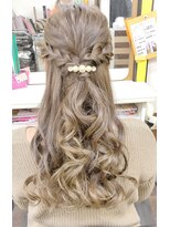 ヘアー クリエイション アミー あびこ店(Hair Creation ami) ハーフアップ