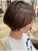 ピンク×ショート