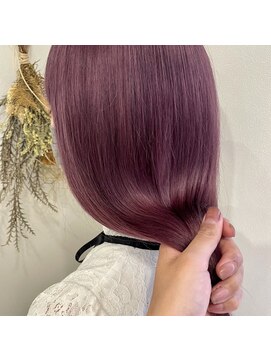 ヴィーヴォ 天六店(VIVO) 【VIVO】池田晃久 ツヤ髪 髪質改善 ダブルカラー ピンク