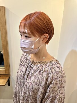 リブ(Lib) 【Lib】コンパクトマッシュショート×暖色カラー