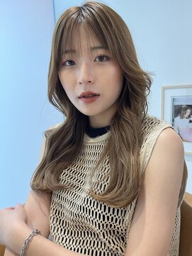 ロンドルーチェ 心斎橋(Lond luce) ダークアッシュ/ミディアムレイヤーカット［髪質改善/縮毛矯正］