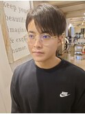 ★黒髪★メンズストレートマッシュ