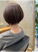 30代40代シースルーマッシュ×アッシュブラウンカラー