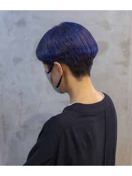 キーノ(kino) ネイビーカラーのマッシュ