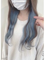 レグノ(Regno) エクステでインナーカラー