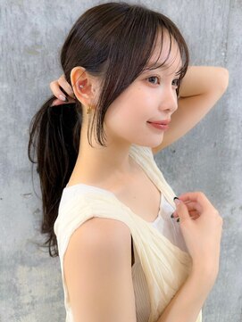 シーシンジュク 新宿南口(Sea shinjuku) 韓国風前髪×グレージュカラー【髪質改善/新宿/マッシュパーマ】