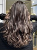 ハイライトバレイヤージュダブルカラーケアブリーチ30代40代
