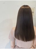 olive beige × 髪質改善トリートメント