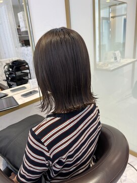 アルカディア(Arcadia) 【サトウのボブ】艶髪くびれボブ/透明感グレージュ