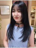 【emu】黒髪レイヤー