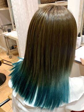 アズールサン 草加西口店(azule-sun) グラデーションカラー,エメラルドグリーン,ミントカラー【草加】