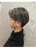 センターパート/ハイライト