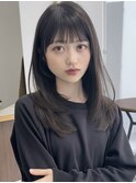 小顔美人レイヤーカット×ナチュラルグレージュ30代40代50代