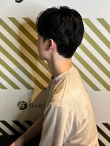 バーバーバー アカバネ(BARBER-BAR AKABANE)&nbsp;働く男の毛流れセンターパート 眉カット/シェービング#2