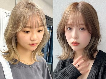 ツキ 横浜店(tuki)の写真/【初めてのブリーチにも*】ダメージレスなブリーチ技術で作る今っぽいダブルカラーが大好評〔横浜/横浜駅〕