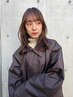 カット＋肌なじみ透明感カラー＋オージュアトリートメント ［￥14000］