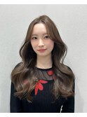 韓国ヘア/レイヤーカット/顔周りカット/くびれ巻き