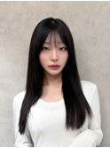  20代30代40代/大人かわいい/内巻き/ワンカールミディアム/前髪