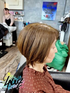 ラグズ 茅ヶ崎(LAGUZ) noblesse short 大人の柔らかショートスタイル 茅ヶ崎 髪質改善