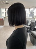 タッセルボブ　髪質改善ストレート