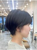 ☆耳をかけてもコンパクトにまとまるショートスタイル