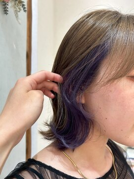 リーナ ビューティガーデン(LiNA BeautyGarden) ラベンダーインナーカラー