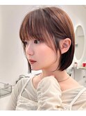 【ミニボブ】ナチュラルボブ/ストレートボブ/ショートボブ
