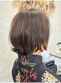 ナチュラルショートボブ【太宰府市通古賀】