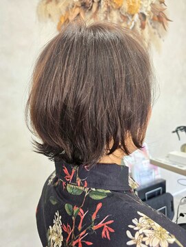 ザボヘアーデザイン(ZABO hair design) ナチュラルショートボブ【太宰府市通古賀】