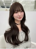 韓国くびれヘアレイヤーカット×ショコラグレージュ◯伊藤