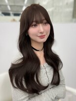 アリュウル 表参道 青山(Allure)&nbsp;韓国くびれヘアレイヤーカット×ショコラグレージュ◯伊藤