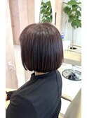 【吉井】髪質改善ボブ／白髪ぼかしピンクブラウン／30代40代