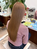 ヘアーアンドエステ ハラダ 滝ノ水店(Hair&Esthe Harada) ケアブリーチ/ダブルカラー/ライトベージュ