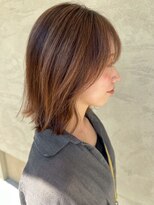 ラポール(RAPPORT)&nbsp;ミディアムヘア/デザインカラー/フェイスフレーミング/蟹江
