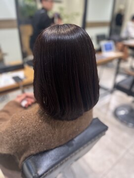 ケンジ 南林間(KENJE) ボブ×艶髪×ブラウンカラー【南林間】