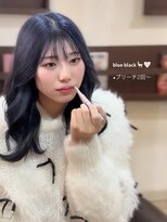ソワン ドゥ ブレス エルネ 立花店(soin de brace elne)&nbsp;ブルーブラック/ケアブリーチ/ダブルカラー/兵庫