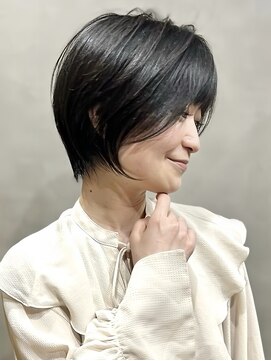ミルシェ(MILSHE) 小顔ショート/40代/50代/60代