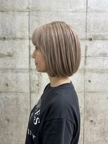 リトマス 二子玉川(litmus)&nbsp;脱白髪染め　白髪ぼかし　レイヤーボブ　ボブ　二子玉川