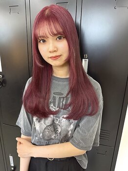 アリープパロット(ALEAP parrot)の写真/[カラー+カット+生トリートメント ￥9500]レイヤーカット&透明感カラーでどこから見ても完璧Styleを♪