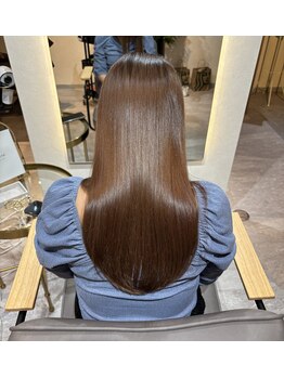 サロンドゥニカ(Salon du NIKA)の写真/髪質改善ストレートで感動体験☆全ての施術を担当し、理想のストレートへ導きます♪